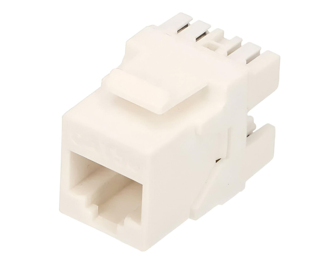 ExtraLink  Moduł keystone port RJ45 UTP 5e (biała) - 1323269 - zdjęcie